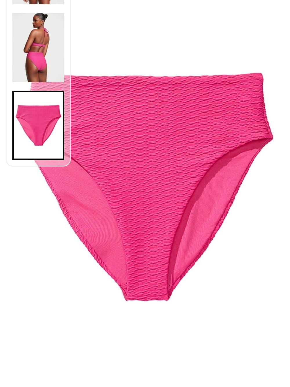 Victorias Secret High Waisted Swim Bottom L